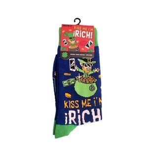 Rock It Kiss Me I'm Rich Unisex Crew Socks